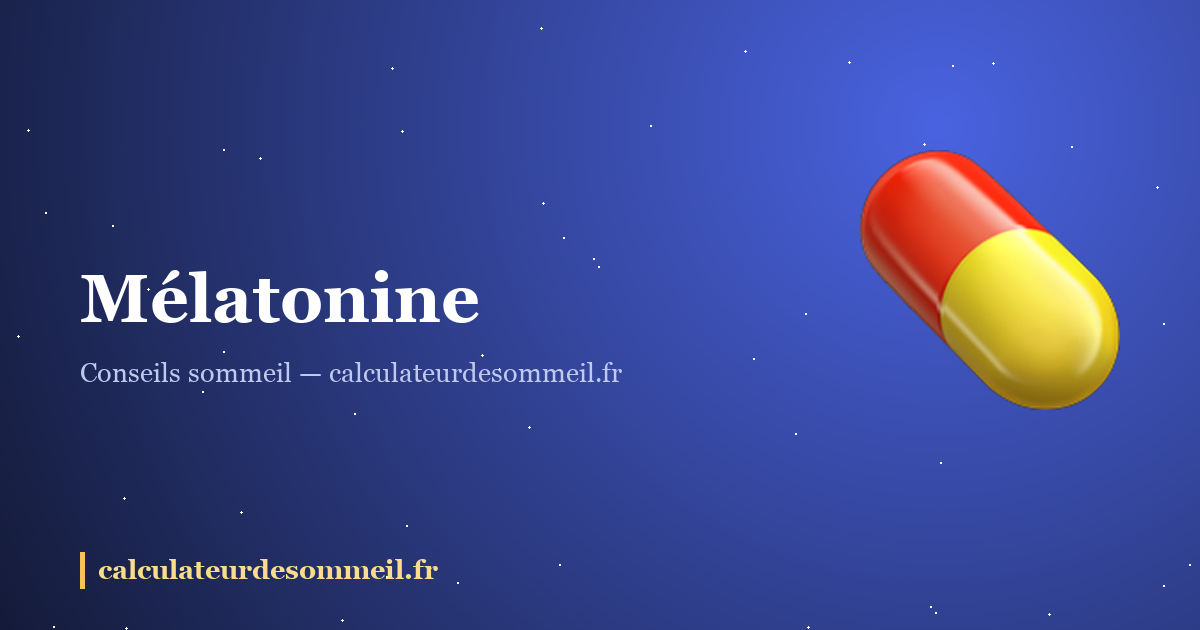 Mélatonine : ce que cette hormone fait vraiment pour votre sommeil : illustration