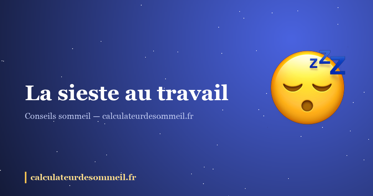 La sieste au travail : mode d'emploi (discret) d'un boost de productivité : illustration