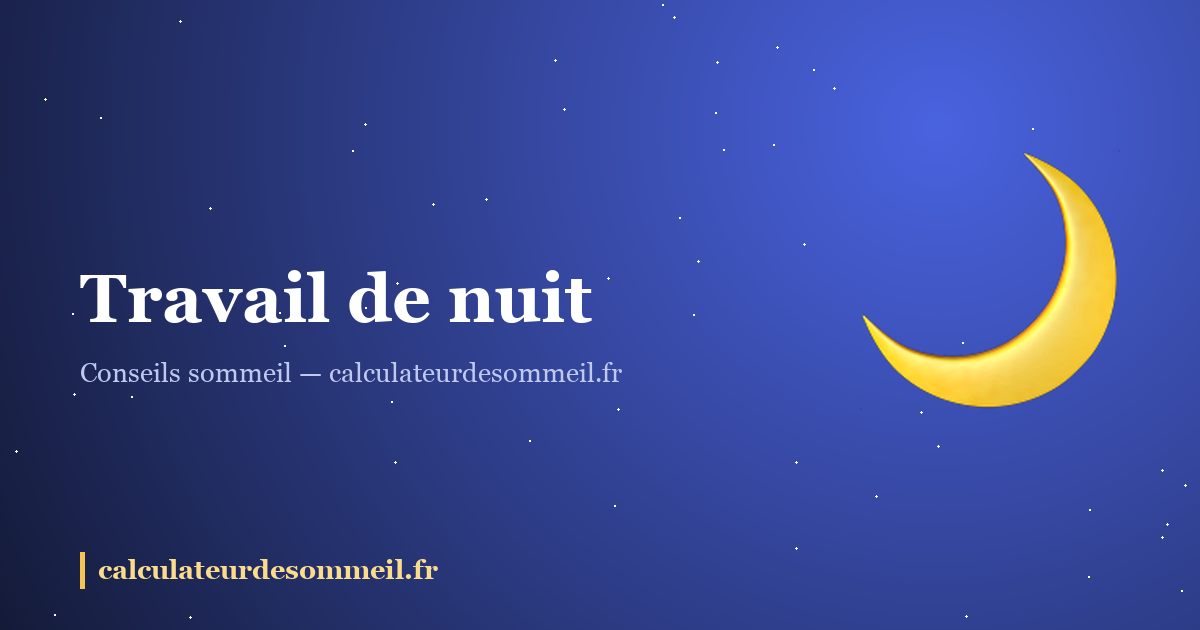 Travail de nuit : comment sauver son sommeil quand on vit à contre-courant : illustration
